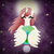 Size: 2048x2048 | Tagged: safe, artist:bratzoid, oc, oc only, oc:fausticorn, cute, equestria, eyes closed, faustabetes, glowing horn, goddess, high res, horn, hug, moon, planet, pony bigger than a planet, smiling, solo, sun, tangible heavenly object, winghug