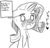 Size: 1814x1754 | Tagged: safe, artist:nobody, rarity, pony, unicorn, g4, blushing, chest fluff, dialogue, elves are quick to recognize lewdness, female, floppy ears, grayscale, heart, lewd, mare, meme, monochrome, open mouth, reaction image, simple background, solo, sweat, white background