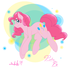 Size: 750x750 | Tagged: safe, artist:kittyartful, pinkie pie, g4, female, solo