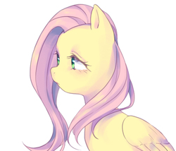 Size: 700x600 | Tagged: safe, artist:kona1025, fluttershy, g4, female, pixiv, solo