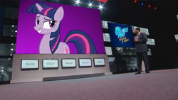 Size: 960x540 | Tagged: safe, edit, twilight sparkle, fighting is magic, g4, 2012, e3, link in source, nintendo, photoshop, reggie fils-aime, youtube video