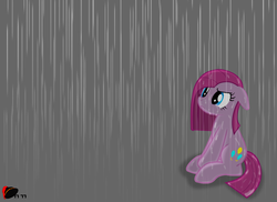 Size: 1146x833 | Tagged: safe, artist:ggumbaramggun, pinkie pie, g4, feels, pinkamena diane pie, rain