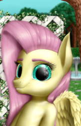 Size: 3300x5100 | Tagged: safe, artist:here-for-the-ponies, fluttershy, g4, absurd resolution, female, portrait, solo