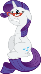 Size: 6000x10779 | Tagged: safe, artist:salemcat, rarity, g4, absurd resolution, do not want, female, simple background, solo, transparent background, vector