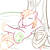 Size: 800x800 | Tagged: safe, artist:wryte, big macintosh, earth pony, pony, g4, apple core, horse collar, lineart, male, newbie artist training grounds, sleeping, stallion, tree