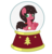 Size: 694x730 | Tagged: safe, artist:hikariviny, oc, oc only, oc:macdolia, earth pony, pony, pigtails, snow globe, snowglobe pony, solo