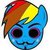 Size: 92x92 | Tagged: safe, rainbow dash, g4, anonymous, avatar, mask