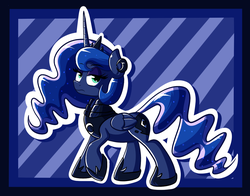 Size: 1280x1006 | Tagged: safe, artist:quarium, princess luna, ask princess moe-lestia, g4, cute, female, solo