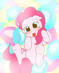 Size: 1214x1487 | Tagged: safe, artist:monon0, pinkie pie, g4, female, pixiv, solo