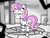 Size: 2048x1536 | Tagged: safe, artist:meirei, sweetie belle, pony, robot, robot pony, unicorn, g4, aperture science, female, filly, foal, hooves, horn, pixiv, portal (valve), solo, sweetie bot, text