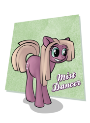 Size: 545x743 | Tagged: safe, artist:1trick, oc, oc only, oc:mist dancer, earth pony, pony, horse party, solo