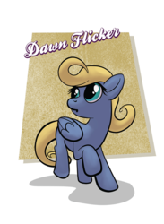 Size: 545x743 | Tagged: safe, artist:1trick, artist:lunarshinestore, oc, oc only, oc:dawn flicker, pegasus, pony, horse party, solo