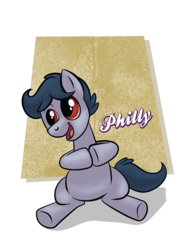 Size: 545x743 | Tagged: safe, artist:1trick, artist:lunarshinestore, oc, oc only, oc:philly, earth pony, pony, horse party, solo
