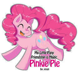 Size: 600x552 | Tagged: safe, artist:yoonny92, pinkie pie, g4, female, solo