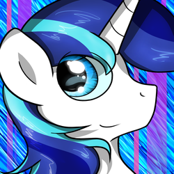 Size: 1000x1000 | Tagged: safe, artist:flamevulture17, shining armor, pony, unicorn, g4, bust, male, solo, stallion