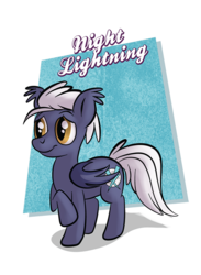 Size: 545x743 | Tagged: safe, artist:1trick, artist:lunarshinestore, oc, oc only, oc:night lightning, bat pony, pony, horse party, solo