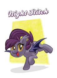 Size: 545x743 | Tagged: safe, artist:1trick, artist:lunarshinestore, oc, oc only, oc:night stitch, horse party, solo