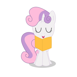 Size: 1600x1600 | Tagged: safe, artist:kyreart, sweetie belle, g4, eyes closed, female, music, singing, solo