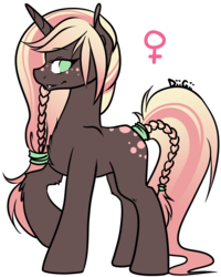 Size: 1453x1818 | Tagged: safe, artist:lunarahartistry, oc, oc only, pony, unicorn, adoptable, solo