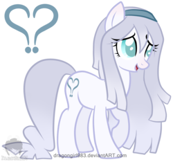 Size: 1827x1708 | Tagged: safe, artist:lunarahartistry, oc, oc only, oc:ivory clues, earth pony, pony, blind, solo