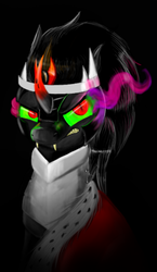 Size: 763x1317 | Tagged: safe, artist:gsekitty, king sombra, g4, male, solo