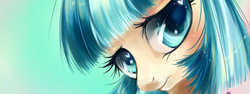 Size: 800x300 | Tagged: safe, artist:chocori, coco pommel, g4, female, solo