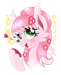 Size: 980x1200 | Tagged: safe, artist:joakaha, oc, oc only, pony, female, heart, solo