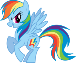 Size: 2208x1821 | Tagged: safe, artist:lauren faust, artist:lightningbolt, derpibooru exclusive, rainbow dash, pegasus, pony, g4, cute, female, mare, old cutie mark, show accurate, simple background, solo, svg, transparent background, vector, what could have been, wings