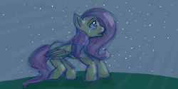 Size: 1247x625 | Tagged: safe, artist:mcwhale4, fluttershy, g4, crying, female, solo