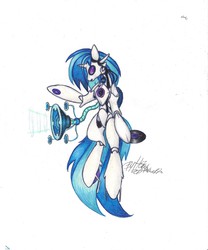 Size: 1280x1540 | Tagged: safe, artist:usagikoneko-chan, dj pon-3, vinyl scratch, g4, female, solo