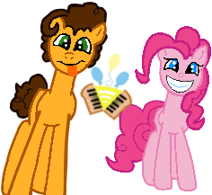 Size: 236x217 | Tagged: safe, artist:kitsamoon, cheese sandwich, pinkie pie, g4, pinkie pride