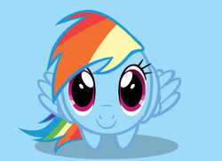 Size: 500x364 | Tagged: safe, rainbow dash, g4, dashing wobniar, female, solo, squiblonies, tumblr