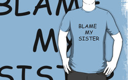 Size: 556x350 | Tagged: safe, princess luna, g4, barely pony related, blame my sister, clothes, comic, comic book, comic sans, cosplay, luna's shirt, magic shirt, redbubble, t-shirt