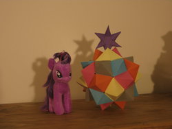 Size: 900x675 | Tagged: safe, artist:kopaleo, twilight sparkle, g4, origami