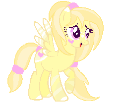 Size: 700x600 | Tagged: safe, artist:s-adopts, oc, oc only, pegasus, pony, adoptable, gif, heart, non-animated gif, solo