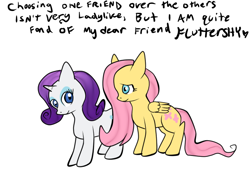 Size: 640x480 | Tagged: safe, artist:moonblizzard, fluttershy, rarity, g4, ask, rarity answers, tumblr