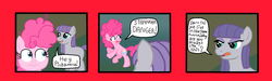 Size: 2136x644 | Tagged: safe, artist:oneovertwo, maud pie, pinkie pie, g4, pinkie pride, comic, stranger danger, younger