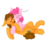 Size: 937x752 | Tagged: safe, artist:flow3r-child, cheese sandwich, pinkie pie, earth pony, pony, g4, pinkie pride, blushing, female, male, mare, open mouth, ship:cheesepie, shipping, simple background, stallion, straight, transparent background