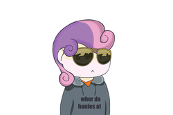 Size: 800x533 | Tagged: safe, sweetie belle, human, g4, clothes, female, hoodie, humanized, pony coloring, solo