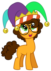 Size: 5000x6915 | Tagged: safe, artist:masem, cheese sandwich, pinkie pride, absurd resolution, colt, cute, diacheeses, hat, jester hat, male, simple background, solo, transparent background, vector, younger