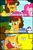 Size: 1200x1800 | Tagged: safe, boneless, cheese sandwich, pinkie pie, earth pony, pony, unicorn, g4, my little pony: friendship is magic, pinkie pride, female, fez, hat, male, mare, meme, stallion