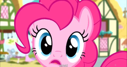 Size: 1152x609 | Tagged: safe, screencap, pinkie pie, g4, pinkie pride, meme, youtube caption