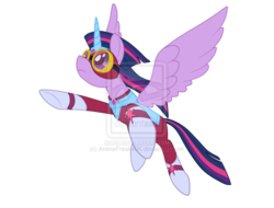 Size: 900x683 | Tagged: safe, artist:animefreak40k, twilight sparkle, alicorn, pony, g4, power ponies (episode), female, goggles, mare, masked matter-horn costume, power ponies, simple background, solo, spandex, transparent background, twilight sparkle (alicorn), vector