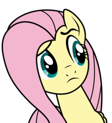 Size: 6000x6584 | Tagged: safe, artist:flutteranderson, fluttershy, g4, my little pony: friendship is magic, simple ways, absurd resolution, female, reaction image, simple background, solo, transparent background, vector