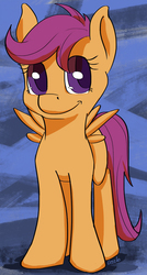 Size: 668x1250 | Tagged: safe, artist:cezzlo, scootaloo, g4, female, solo