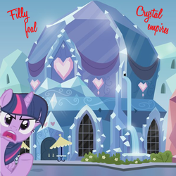 Size: 450x450 | Tagged: safe, twilight sparkle, alicorn, pony, g4, album, album cover, billy joel, cover, female, glass houses, mare, parody, ponified, solo, twilight sparkle (alicorn)