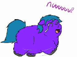 Size: 400x300 | Tagged: safe, artist:buwwito, fluffy pony, animated, crying, running, solo