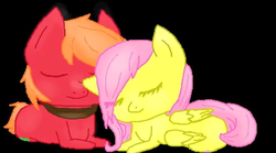 Size: 850x474 | Tagged: artist needed, source needed, safe, big macintosh, fluttershy, earth pony, pony, g4, male, ship:fluttermac, shipping, stallion, straight