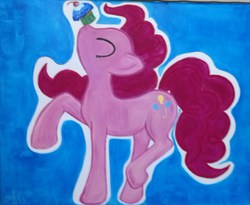 Size: 1947x1600 | Tagged: safe, artist:shyredd, pinkie pie, g4, cupcake, female, solo