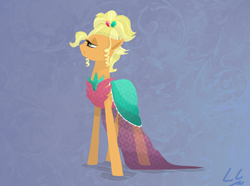 Size: 787x586 | Tagged: safe, artist:legentaryliar, applejack, g4, my little pony: friendship is magic, simple ways, .psd available, alternate hairstyle, applejewel, female, solo